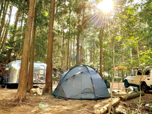 1日3組限定！森の中のプライベートキャンプ場OPEN! 